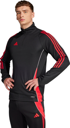 Bluza męska adidas Tiro 24 Training Top czarno-czerwona JN4565