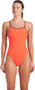 Damski Strój Kąpielowy Women's Swimsuit Lace Back Solid  dress blues rozmiar 32
