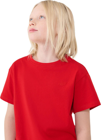Koszulka dla chłopca 4F M2324 czerwona 4FJWSS25TTSHM2324 62S