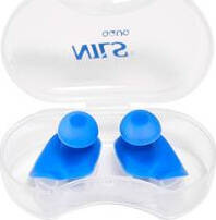 Zatyczki zaciski zatyczka zacisk do uszu Nils aqua nqaw60 niebieski silikonowe