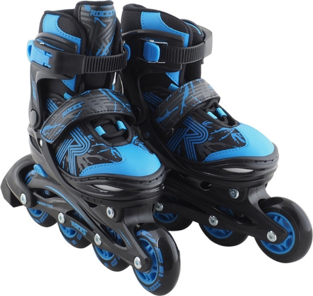 Łyżworolki Roces Jokey 3.0 Boy czarno-niebieskie 400845 01