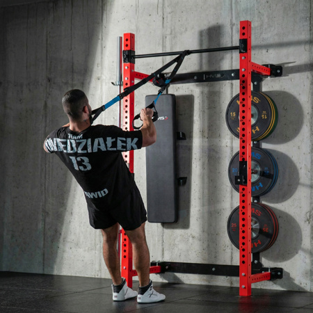 KLT34 WIELOFUNKCYJNA KLATKA TRENINGOWA SKŁADANA RED HMS