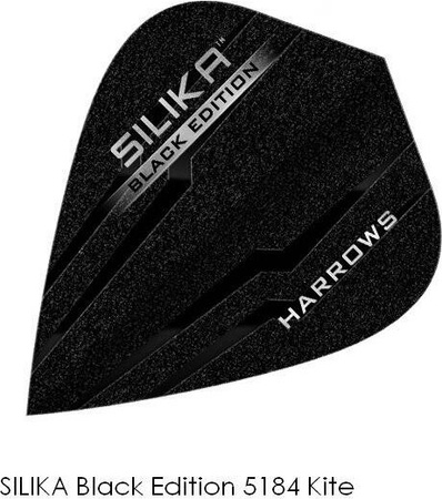 Piórka Harrows SILIKA Black Edition