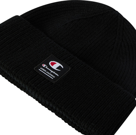 Czapka zimowa ciepła Champion Beanie Cap czarna 806069 KK001