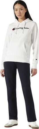 Bluza damska Champion Hooded Sweatshirt biała 118097 WW001