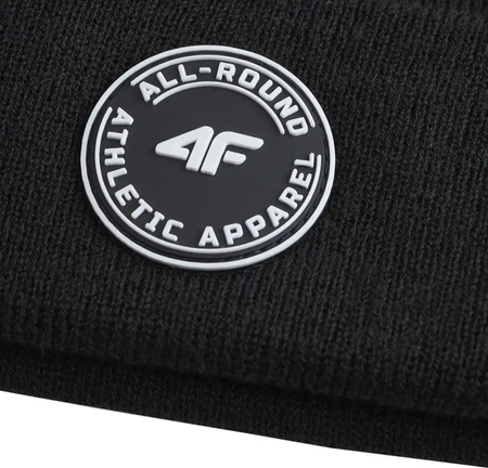 Czapka dla dzieci 4F U643 czarna 4FJWMM00ACAPU643 20S