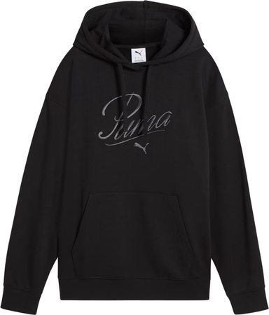 Bluza damska Puma Ess Script Comfort Hoodie czarna 684983 01