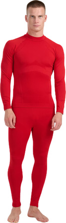 Spodnie legginsy bielizna termoaktywna męska 4F M225 ciemna czerwień 4FWAW25USEAM225 61S