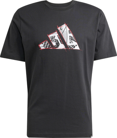 Koszulka męska adidas Logo Graphic czarna KA9800