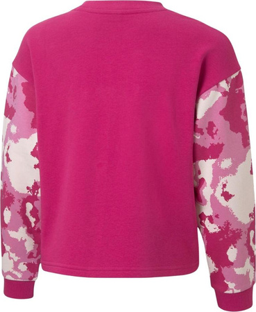 Bluza dla dzieci Puma Alpha Crew TR różowa 846941 14