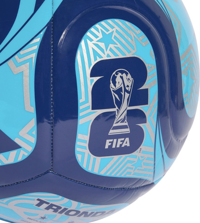 Piłka nożna adidas World Cup 26 Trionda Club niebieska JD8027