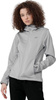 Kurtka przejściowa softshell z kapturem damska 4F szara H4Z22 SFD350 27M