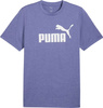 Koszulka męska Puma Ess No.1 Logo Heathear Tee fioletowa 682551 46