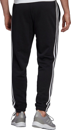Spodnie męskie adidas Essentials Tapered Elasticcuff 3 Stripes Pant czarne GK8829