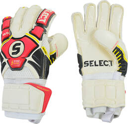 Rękawice bramkarskie Select 99 biało czerwono czarne
