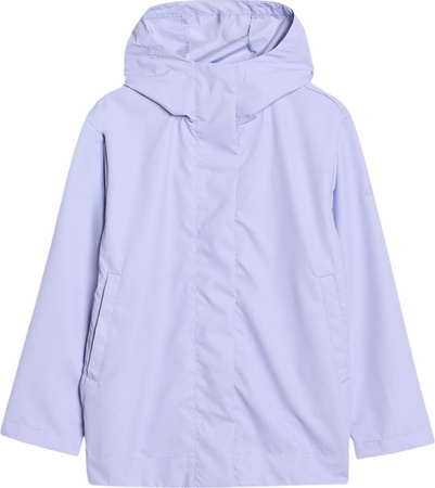 Kurtka dla dzieci 4F przejściowa-przeciwdeszczowa z gumową powłoką U213 jasny fiolet 4FJWSS25TJACU213 52S