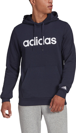 Bluza męska adidas Essentials Linear granatowa GK9068