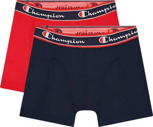 Bokserki męskie Champion 2 szt. czarne, czerwone U20001 BS517