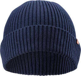Dziecięca czapka zimowa młodzieżowa bawełniana Bejo Mila JRB granatowa
