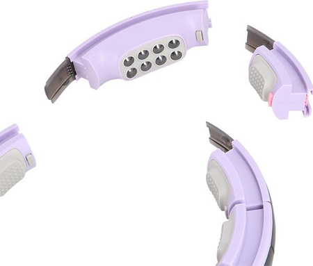 Zestaw Hula hop magnetyczny HHM13 z licznikiem HMS pas wyszczuplający br163