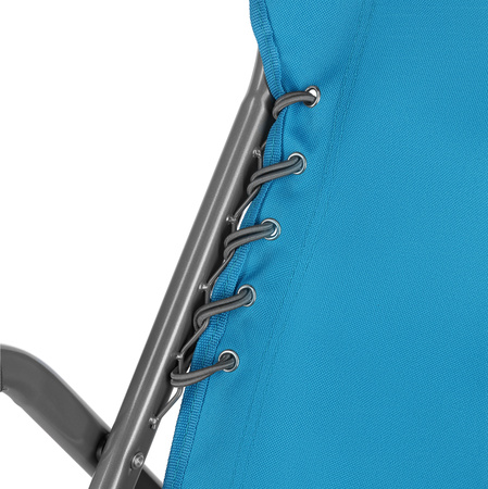 Krzesło fotel turystyczne plażowe składane Nils Camp NC3704 niebieskie