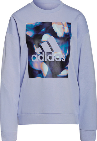 Bluza damska adidas U4U Soft Knit Swe fioletowa GS3879