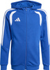 Bluza dla dzieci adidas Tiro 26 League Sweat Full Zip Hoodie niebieska KF9102