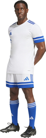 Spodenki męskie adidas Squadra 25 biało-niebieskie JH3409