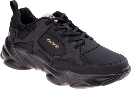 Młodzieżowe buty sportowe sneakersy Iguana Engos Teen czarne rozmiar 39