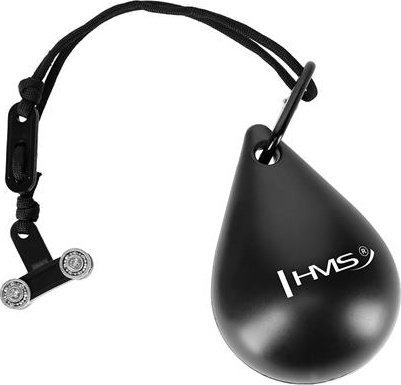 Hula hop black z wypustkami i obciążnikiem HMS hhw11 plus size