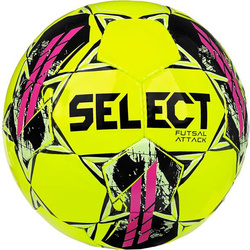 Piłka nożna Select Hala Futsal Attack v22 żółto-różowa 17623