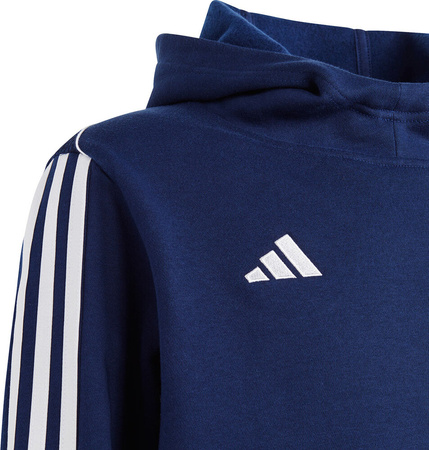 Bluza dla dzieci adidas Tiro 23 League Sweat Hoodie granatowo-biała HS3605