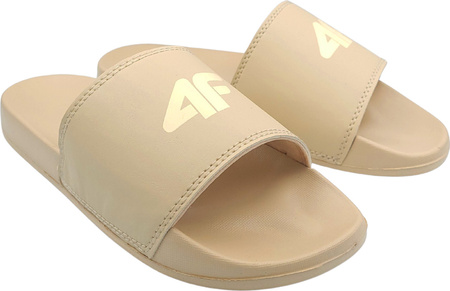 Klapki damskie 4F F010 beżowe 4FRMM00FSLIF010 83S