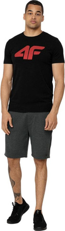 Koszulka męska 4F czarna H4Z22 TSM353 21S