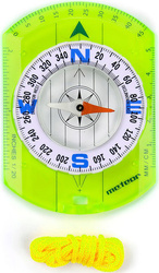 Kompas z linijką Meteor zielony 8568 71009