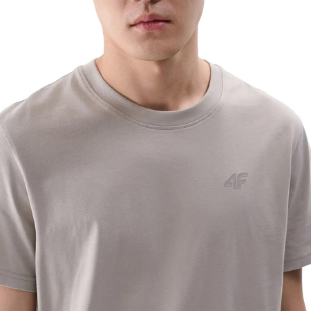 Koszulka męska 4F M2074 szara 4FWSS25TTSHM2074 26S