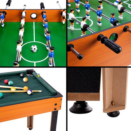 Stół do gry 13 w 1 piłkarzyki bilard cymbergaj wielofukcyjny Nils Fun