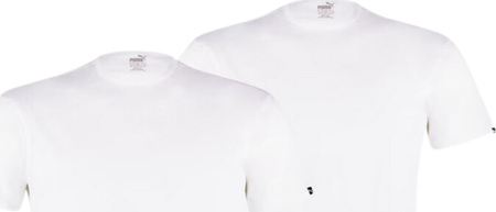 Koszulka męska Puma Basic 2p Crew Tee biała 935016 02