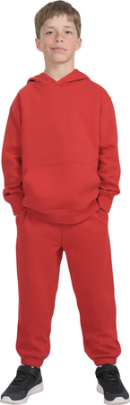 Bluza dla chłopca 4F M1945 czerwona 4FJWAW25TSWSM1945 62S