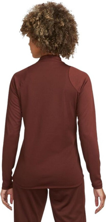 Bluza damska Nike Dri-FIT Academy 21 Drill Top brązowa CV2653 273