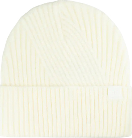 Czapka damska zimowa ciepła 4F F569 kremowa 4FWAW25ACAPF569 12S