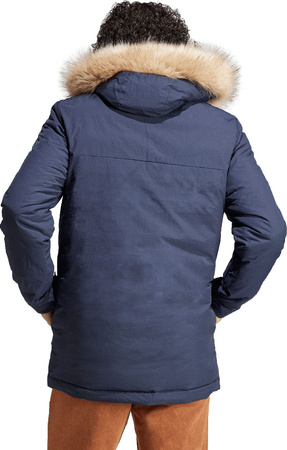 Kurtka męska adidas Parka Hooded Fur granatowa IK0552