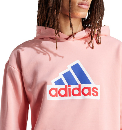 Bluza męska adidas FI BOS HD OLY różowa IS9597