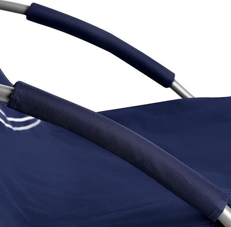 Krzesło turystyczne kempingowe plażowe Nils nc3035 granatowy
