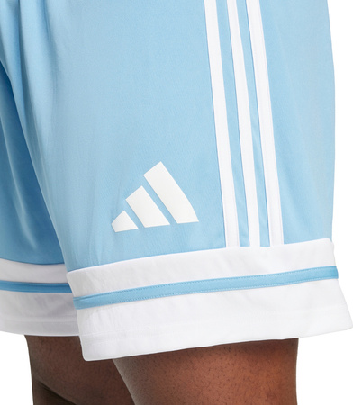 Spodenki męskie adidas Squadra 25 błękitne JH3407