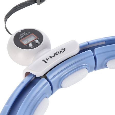 Hula hop z magnesem i obciążnikiem licznik HMS hhm15 niebieskie