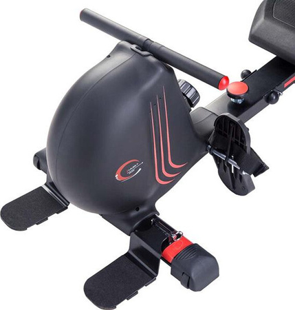 Wioślarz magnetyczny treningowy domowy HMS wymiary 187 x 58 x 47 cm