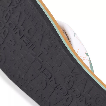 Damskie japonki O'neill DITSY SUN BLOOM™ SANDALS white bluemchen rozmiar 38