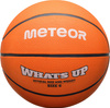 Piłka do koszykówki koszykowa Meteor What's Up pomarańczowa 16832