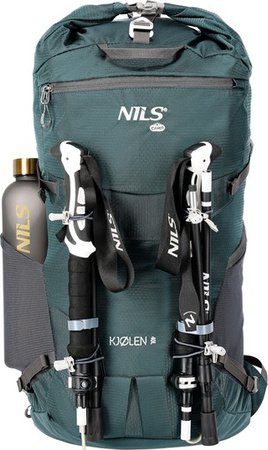 Plecak turystyczny trekkingowy górski zielony kjolen 40l Nils camp NC1938